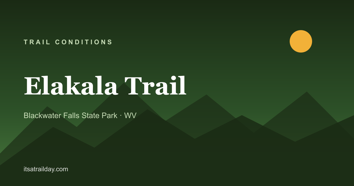 Share card for Elakala Trail